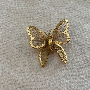 Vintage Monet butterfly pin